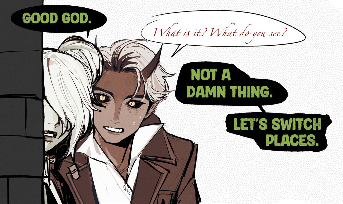 rosewaterjelly's tweet image. apollo and graves