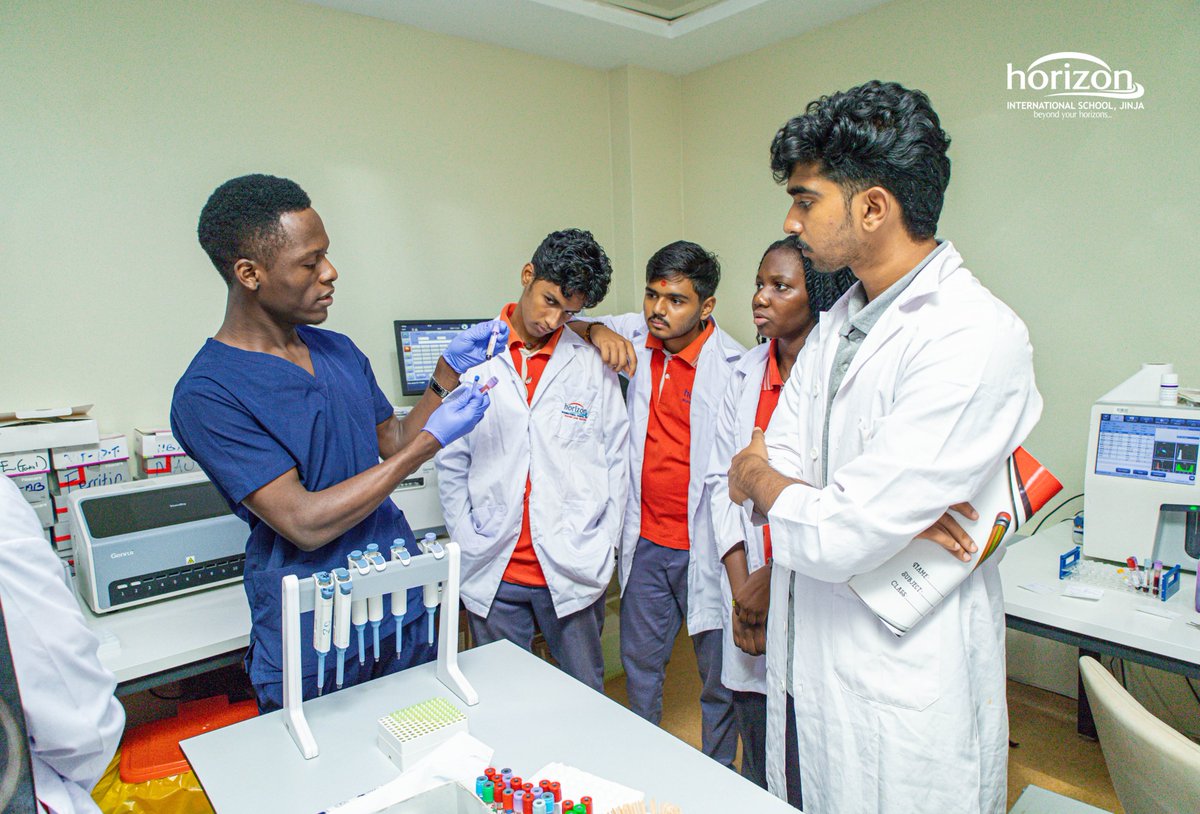 horizon_uganda's tweet photo. From exploring diagnostic imaging, such as CT scans and X-rays, to understanding the mechanics of life-saving equipment, clinical diagnostics, and specialized procedures, this hands-on experience brought their Medical Physics module to life. https://t.co/cB6vlVVgoL