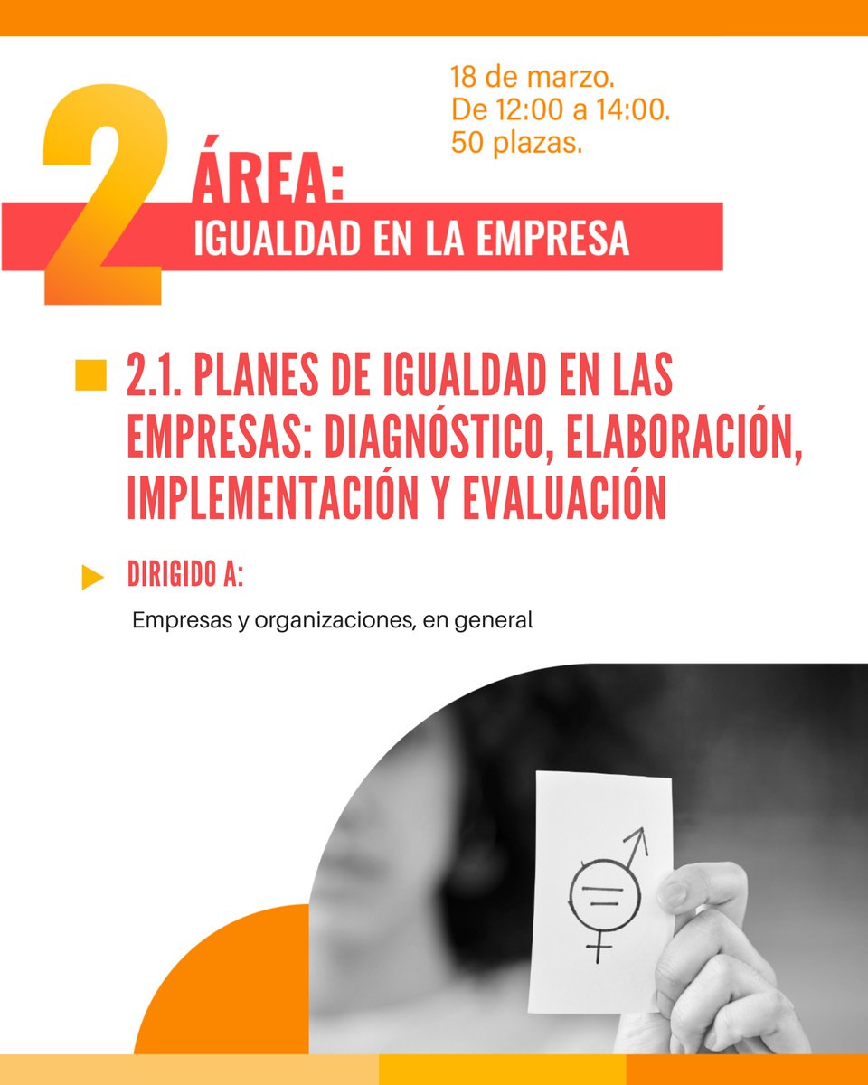 IA_Mujer's tweet photo. ✅Si eres una empresa u organización y quieres conocer los aspectos clave asociados a la puesta en marcha de un plan de igualdad en tu empresa… ¡Esto te interesa!
#IAMContigo #IAM #Aragón https://t.co/kNqBseiatG