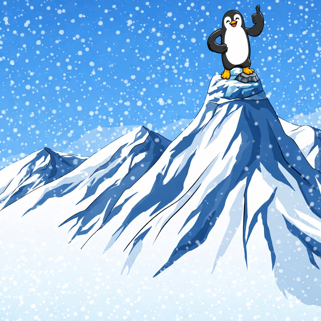 Penguin Everest tweet media