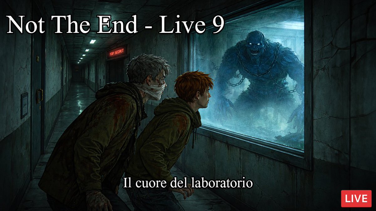 Gudo29's tweet photo. https://t.co/VkuMeXhnIE Not The End - Live 9 | Il cuore del laboratorio https://t.co/if6vBfAx9v