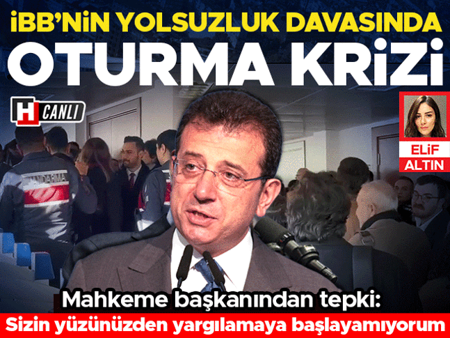 İBB'ye yönelik 'yolsuzluk' davasında ikinci gün! Mahkeme başkanından tepki: Sizin yüzünüzden yargılamaya başlayamıyorum

🖊️<a href="/e_altn/">Elif Altın</a> haberi...

hurriyet.com.tr/gundem/live-ib…
