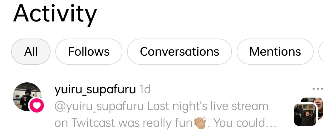 Is Yuiru-kun really seeing my threads? 🥹