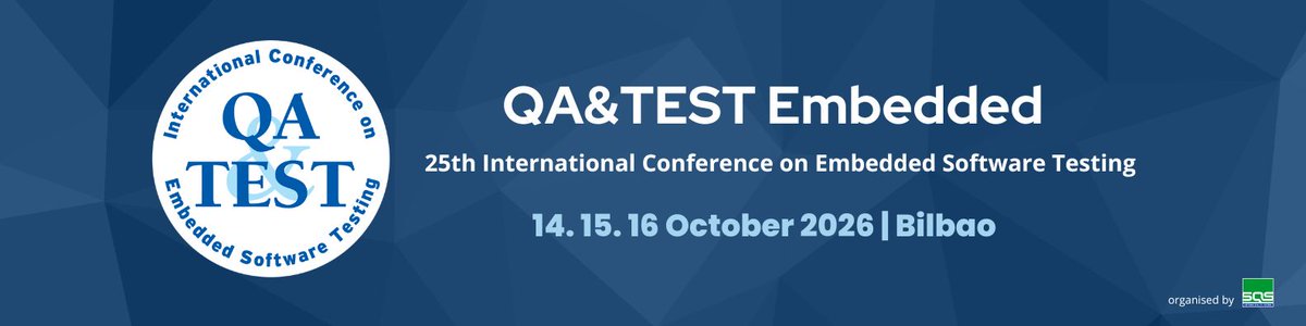 QA&TEST Embedded Conference tweet media