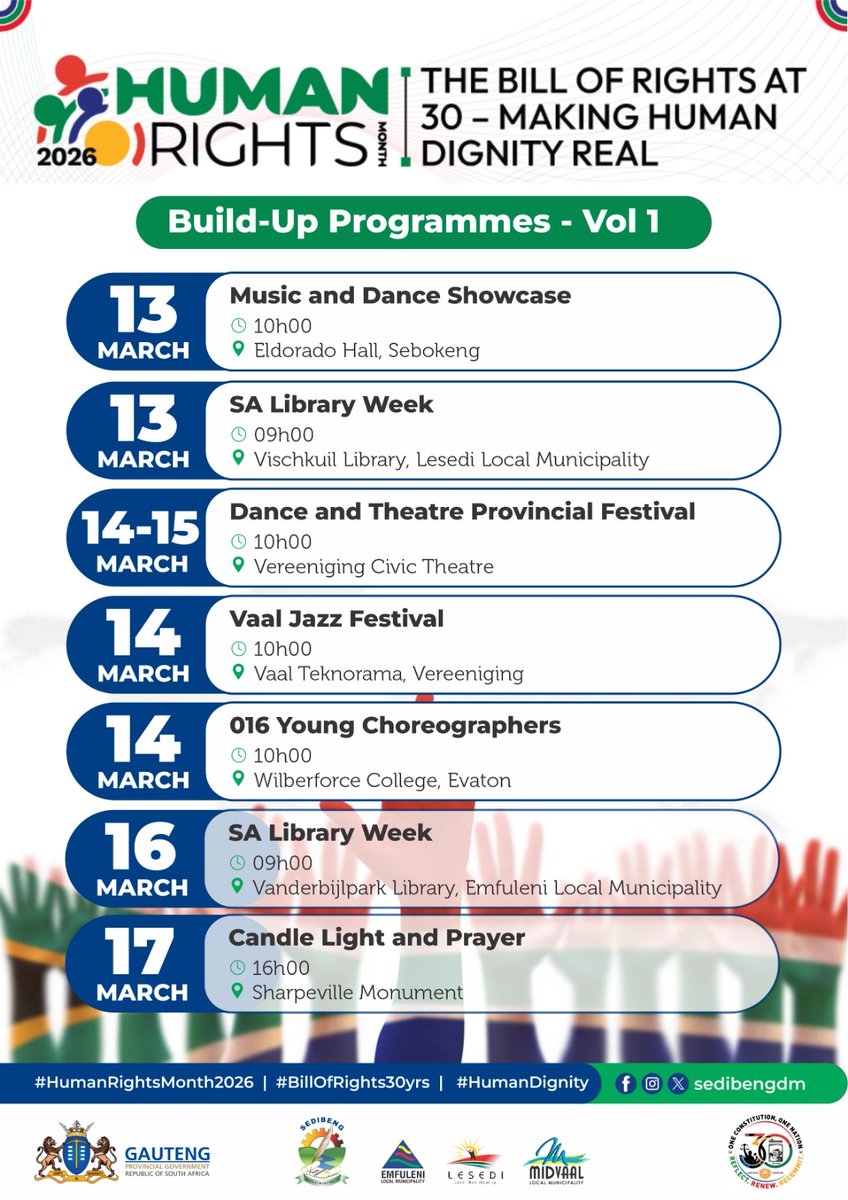 🇿🇦 Sedibeng District Municipality tweet media