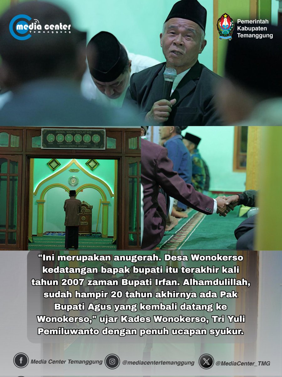 Bupati Agus Setyawan Peringati Nuzulul Qur’an di Desa Perbatasan Wonokerso

Selengkapnya Cek Link Bio👇🏻👇🏻👇🏻
mc.temanggungkab.go.id/frontend