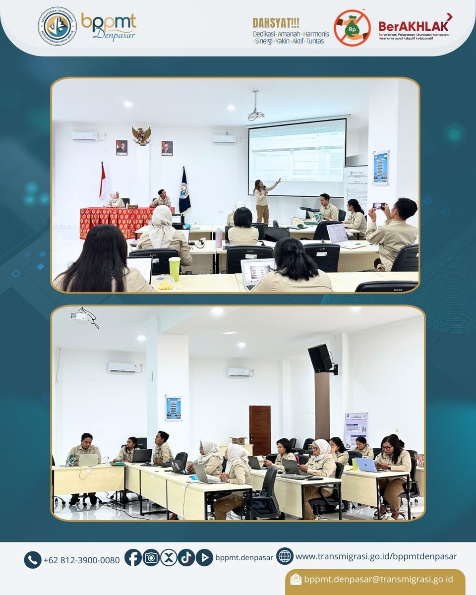 Selasa Bersama Membangun Zona Integritas (SELARAS) 

Keluarga besar BPPMT Denpasar terus memperkuat komitmen dalam mewujudkan tata kelola pemerintahan yang bersih, transparan, dan akuntabel.