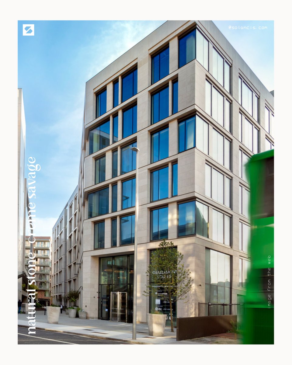 Solancis_SA's tweet photo. Beige Topázio Stone: The natural face of efficiency.☘️At Dublin’s Charlemont Square, SOLANCIS brand proves that prestige and sustainability go hand in hand. As a low-carbon material, our stone is a key element in a facade designed to achieve LEED Gold certification.
#naturalstone https://t.co/RctpOx3TQq