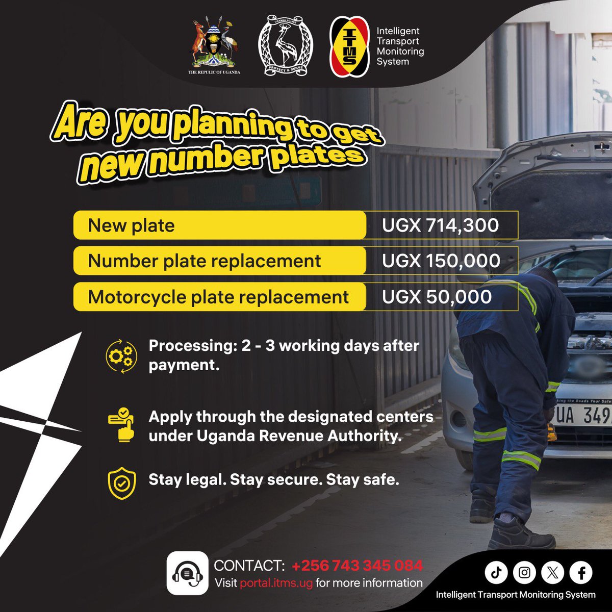 Intelligent Transport Monitoring System Ug. tweet media