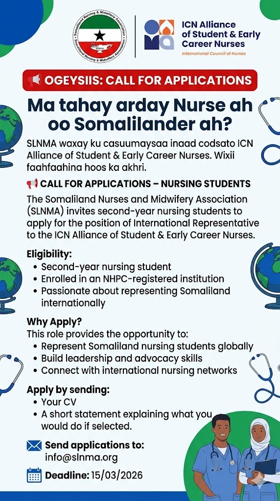 Somaliland Nursing and Midwifery Association SLNMA tweet media