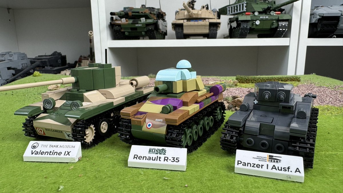 Cobi 3 in 1 Set -  3 Tanks, great for a starter

Click the link to watch #cobi 

youtu.be/tmF7KwJGM6s