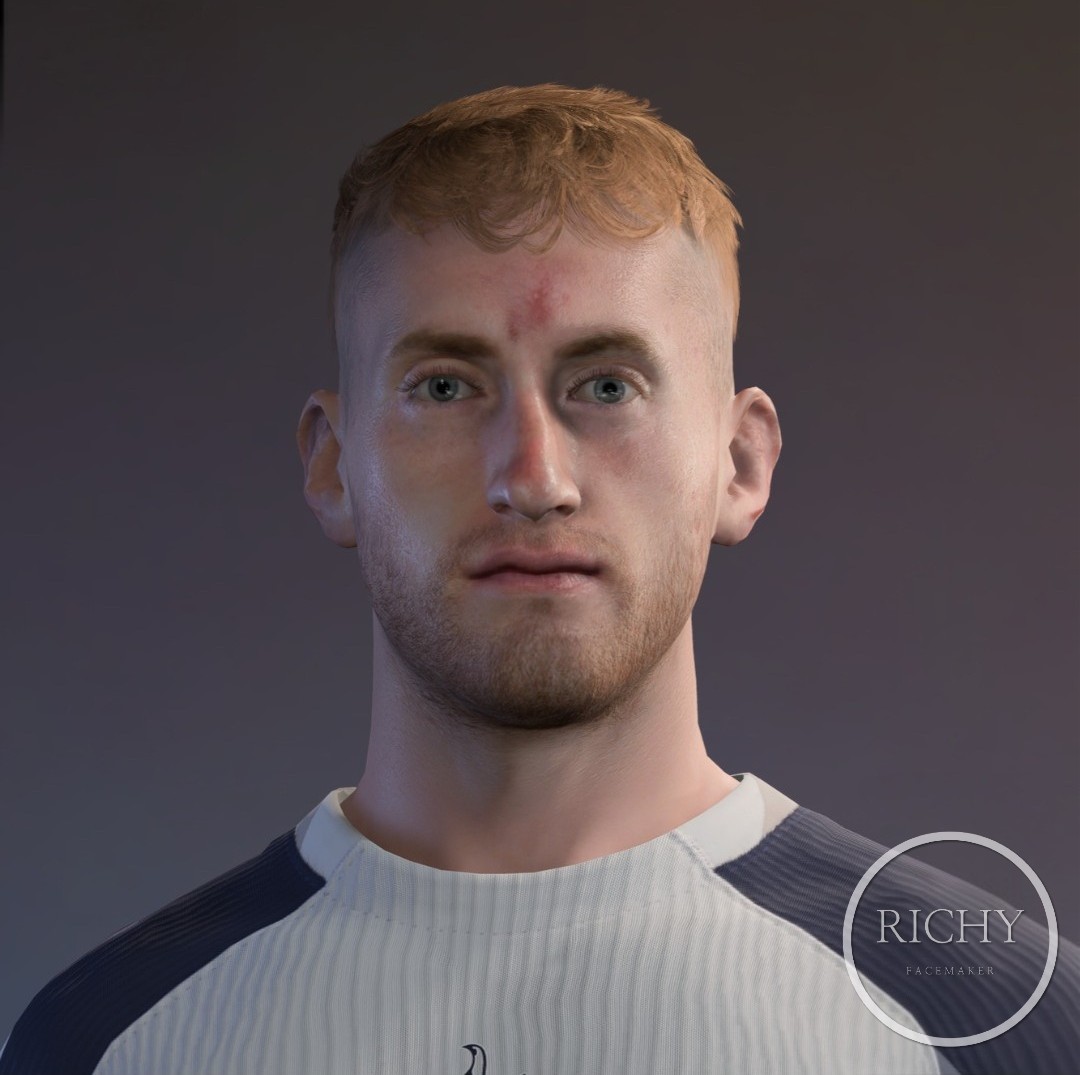 richyfacemaker's tweet photo. [FC26] Dejan Kulusevski

Tottenham Hotspur / Sweden 🇸🇪

Download Link [$3] 🔥
https://t.co/UyUCuOGl8M

 #EAFC26 
#FC26 
#customhead 
@allFCfacemakers https://t.co/W2rozR5iik
