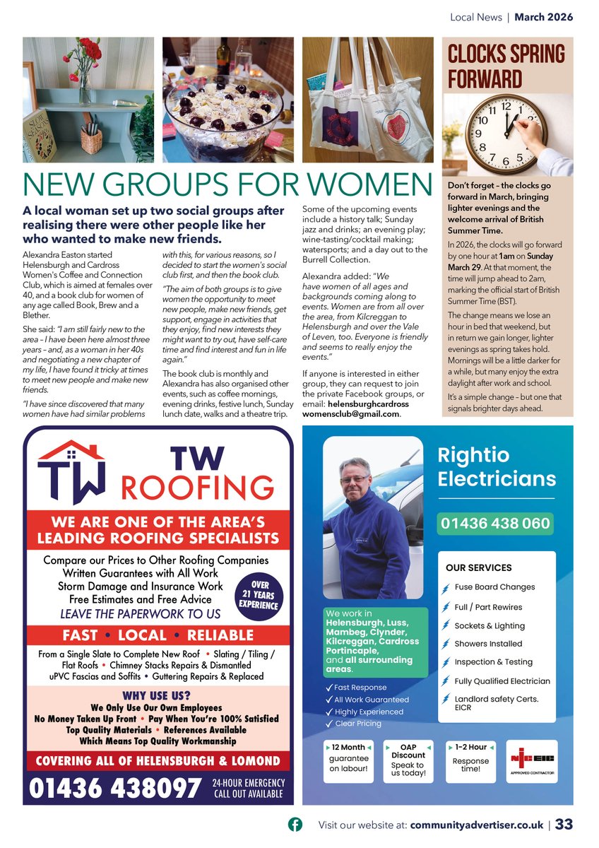 Community Magazine - Helensburgh & Lomond tweet media