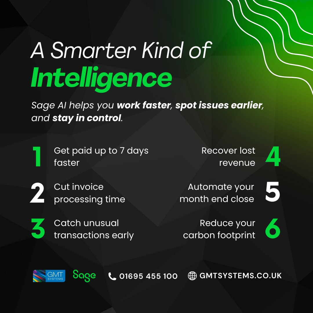_GMTSystems's tweet photo. We can talk you through Sage Copilot...

#online #tech #data #iot #business #it #manufacturing #retail #sales #service #accounting #finance #technology #software #cloud #cybersecurity #cyber #emails #sage200 #sage #erp #developer #sagedeveloper #gopaperless #paperless https://t.co/ZbZjMq33kw