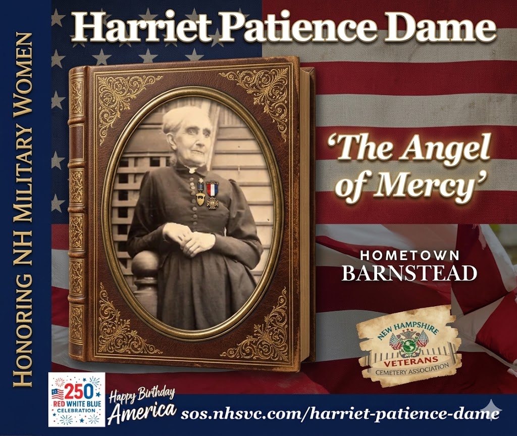 Celebrating Women's History Month and the remarkable legacy of Harriet Patience Dame!
A true pioneer, Harriet Dame served as a Civil War nurse for the 2nd NH Regiment for the entire war. Known to soldiers as "The Angel of Mercy," she was a Concord, New Hampshire, native.