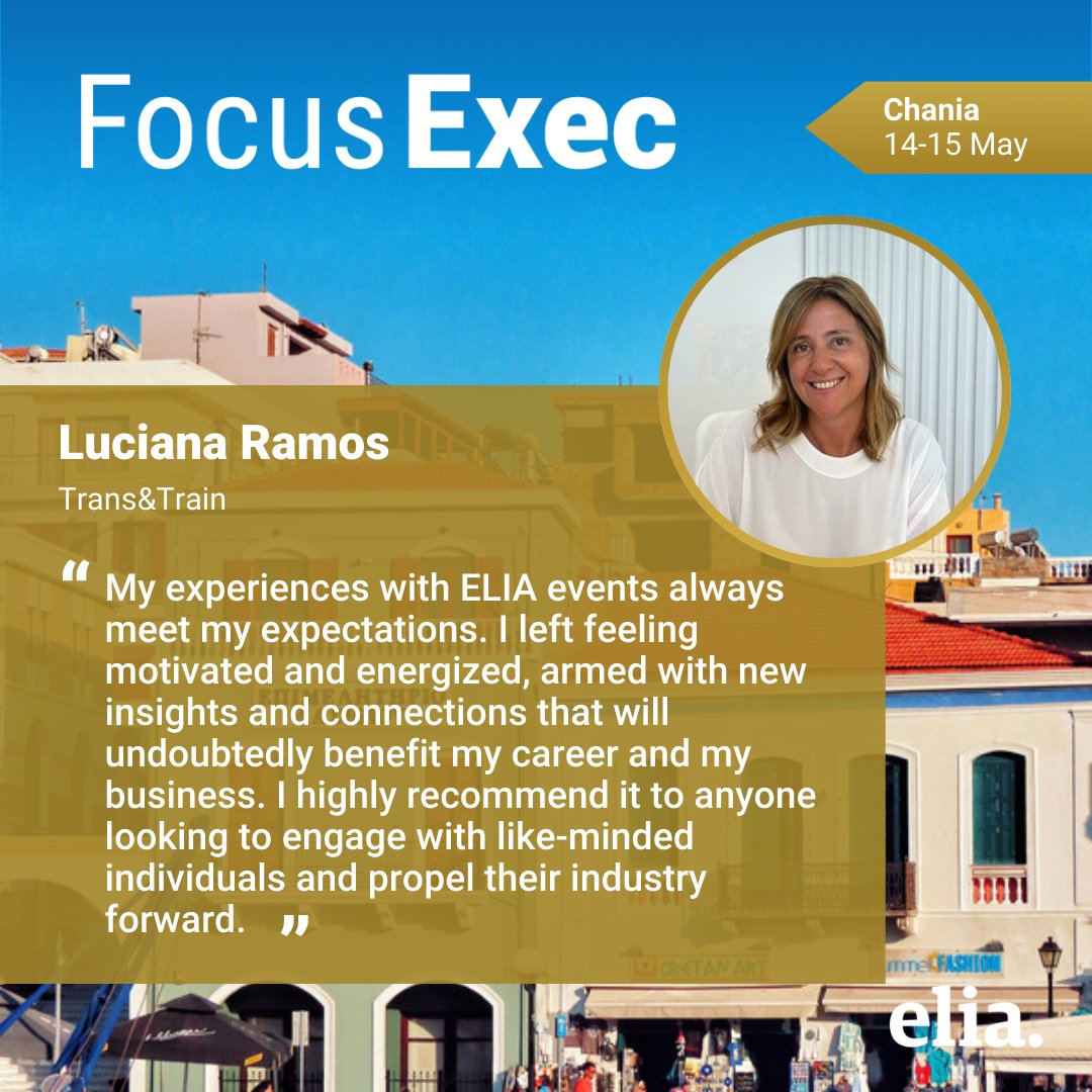 Designed for owners, CEOs, and senior leaders in the language industry, Focus on Execs offers a space for open conversation, fresh perspectives, and meaningful connections with peers navigating similar strategic challenges.

🔗 Register today: ow.ly/6PZu50YpJO4

#ELIAExecs