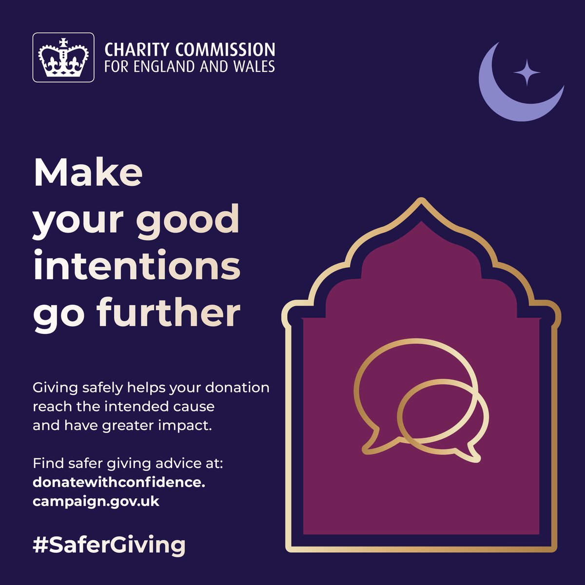 Charity Commission tweet media