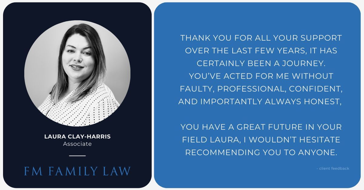 FMFamilylawteam's tweet image. ⭐ 𝐓𝐞𝐬𝐭𝐢𝐦𝐨𝐧𝐢𝐚𝐥 𝐓𝐮𝐞𝐬𝐝𝐚𝐲 ⭐ 

FM Family Law is delighted to share this wonderful #clientfeedback for Laura Clay-Harris, Associate in our #Norwich office.

Thank you to the client for taking the time to share their kind and thoughtful words.

#TestimonialTuesday