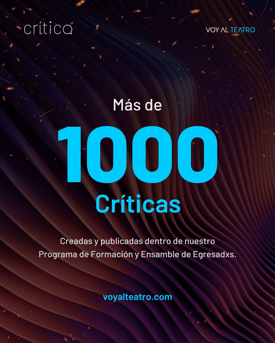 VOY AL TEATRO tweet media