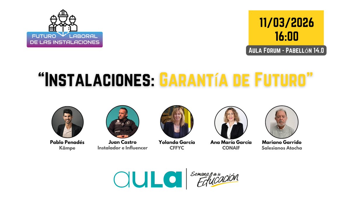 Futuro Laboral de las Instalaciones tweet media