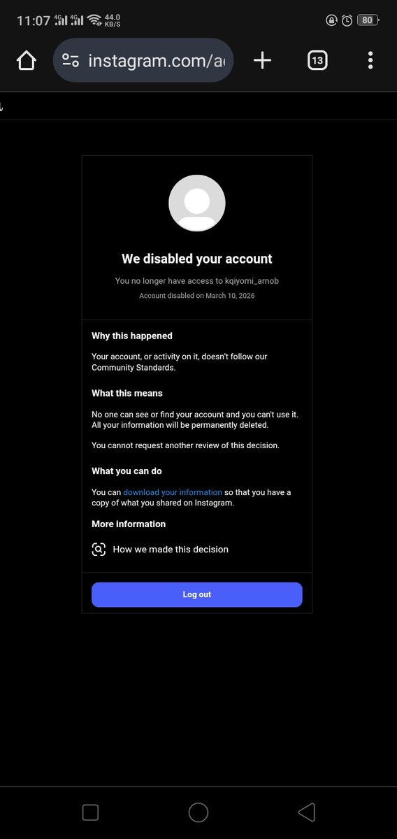 Arnob2555's tweet photo. @instagram Hello Instagram Team,
My account kqiyomi_arnob was disabled, but I believe this is a mistake. I always follow Instagram’s Community Guidelines and never intentionally break any rules.
This account is very important to me. Please review and restore it if possible. https://t.co/Ncu27MCYHj
