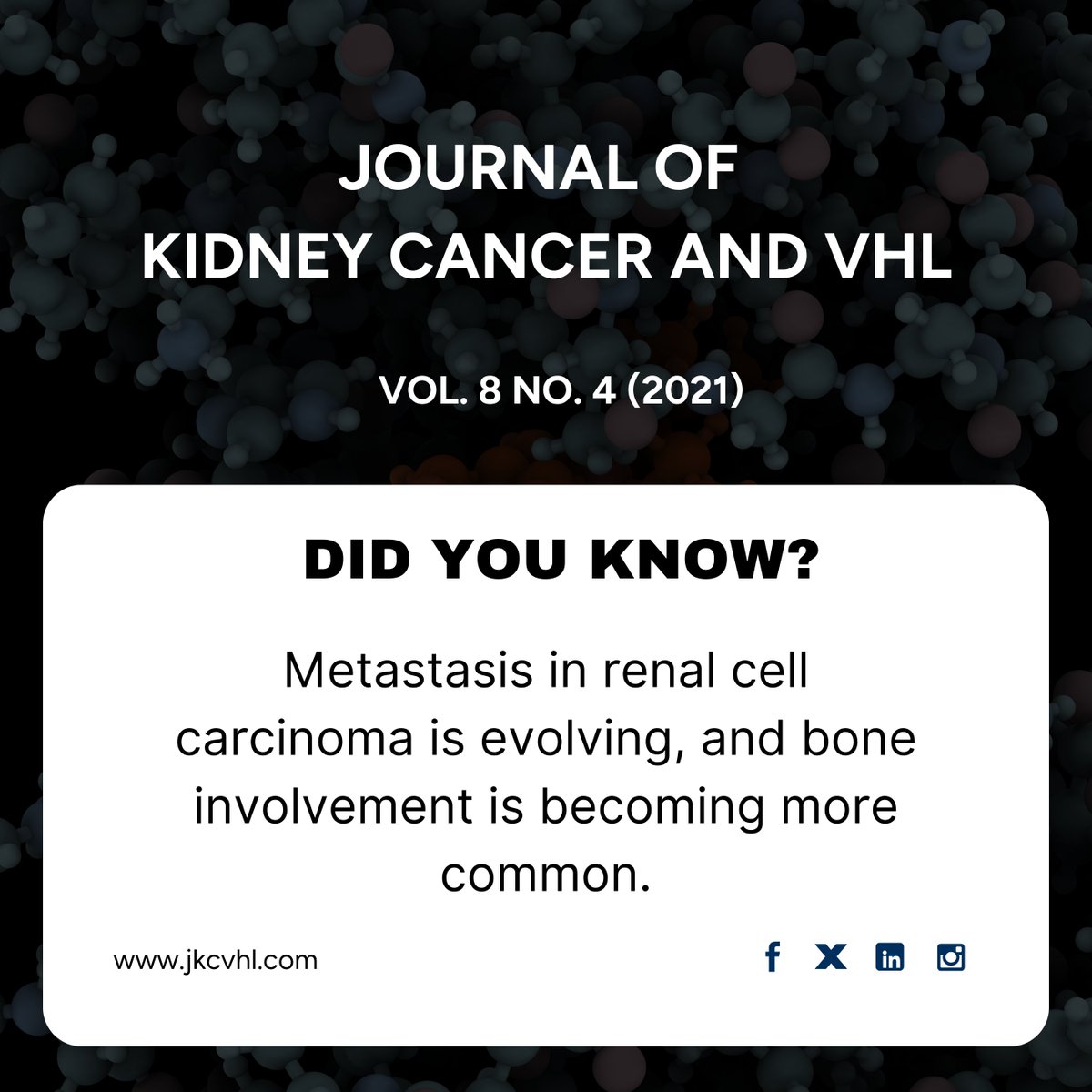 Journal of Kidney Cancer and VHL tweet media