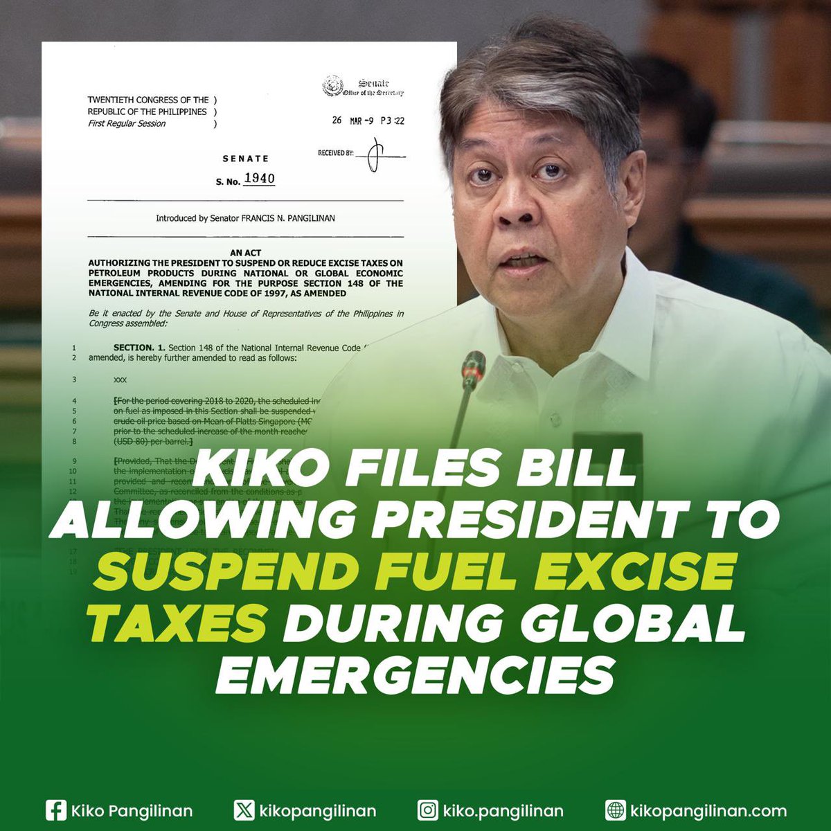 Kiko Pangilinan tweet media