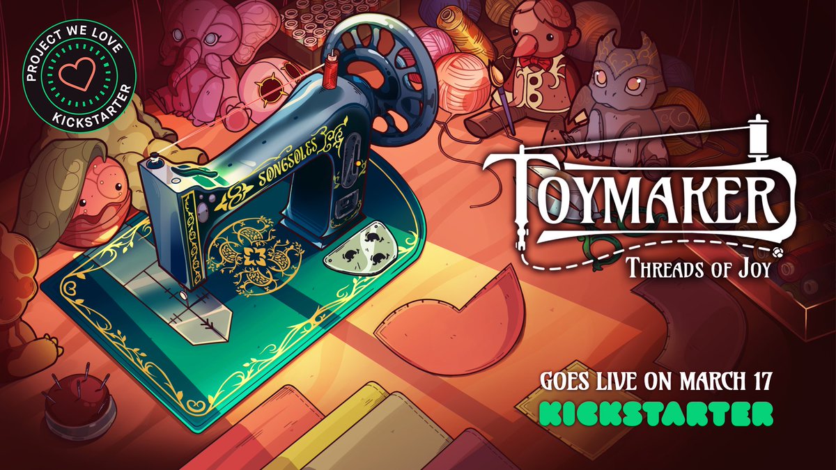 Toymaker: Threads of Joy 🧵 LIVE on Kickstarter! tweet media