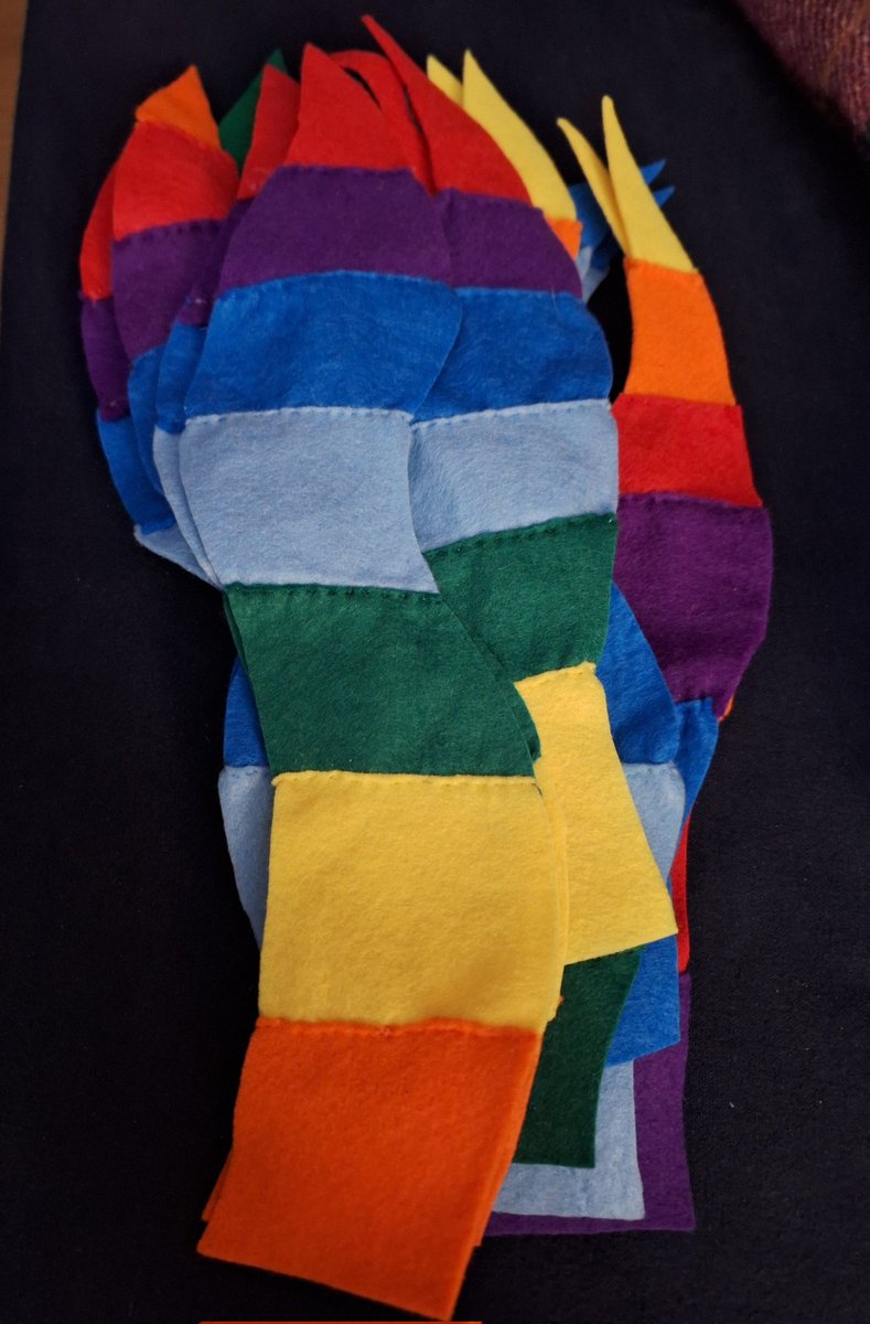 theartoflorcan's tweet photo. WIP - Humble beginnings.
#art #sculpture #3d #textiles #felt #fabric #softmaterials #candy #sweets #candinomicon #rainbow #sewing #needleandthread #thread #misstitched #wip #workinprogess #unfinished #notfinished #irishart #irishartist #dublinartist #dublinart #lorcancassidy https://t.co/CLaa0J5lrg