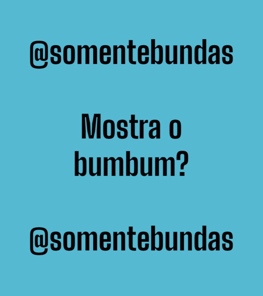 Somente Bundas tweet media