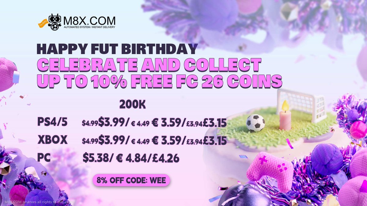 M8X.COM (formerly FIFACOIN.com) - FUT Coins Store tweet media
