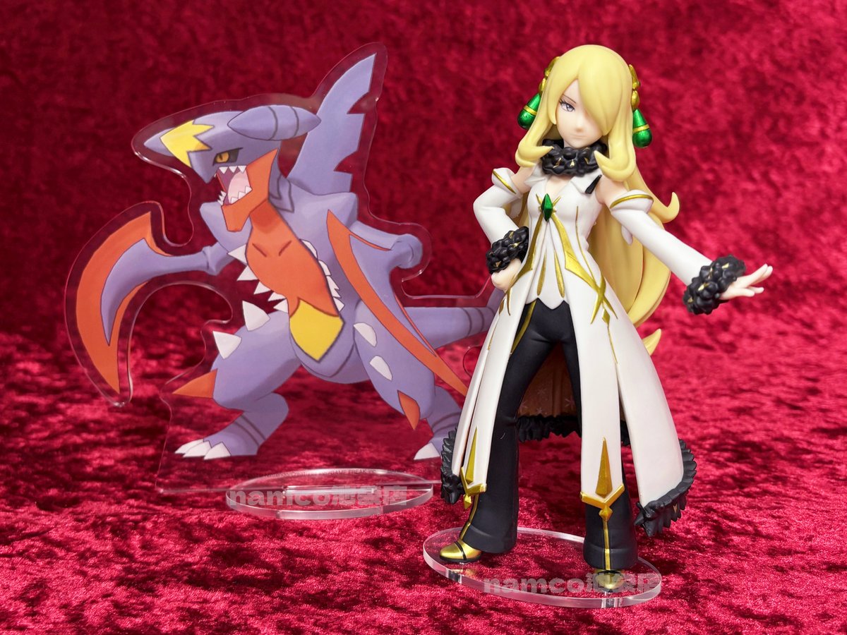 ポケモンマスターズ EX プライズフィギュア アルコスシロナ&メガガブリアス5個 新品】フィギュアポケモンマスターズEX メガガブリアス＆シロナ