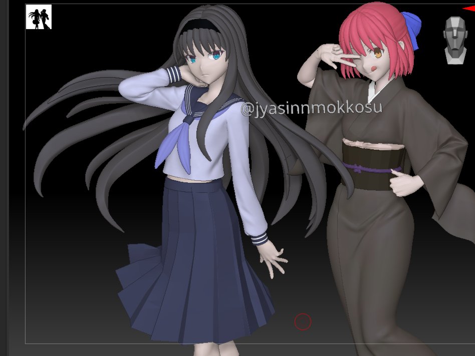 Zbrush1586日目
スカートが完成
ここまで来るのにえらい時間かかったもんだ