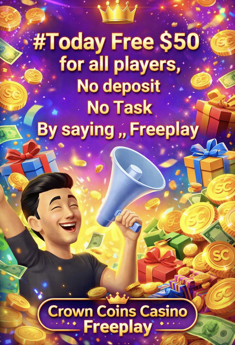 CrownCoins Casino Bonus tweet media