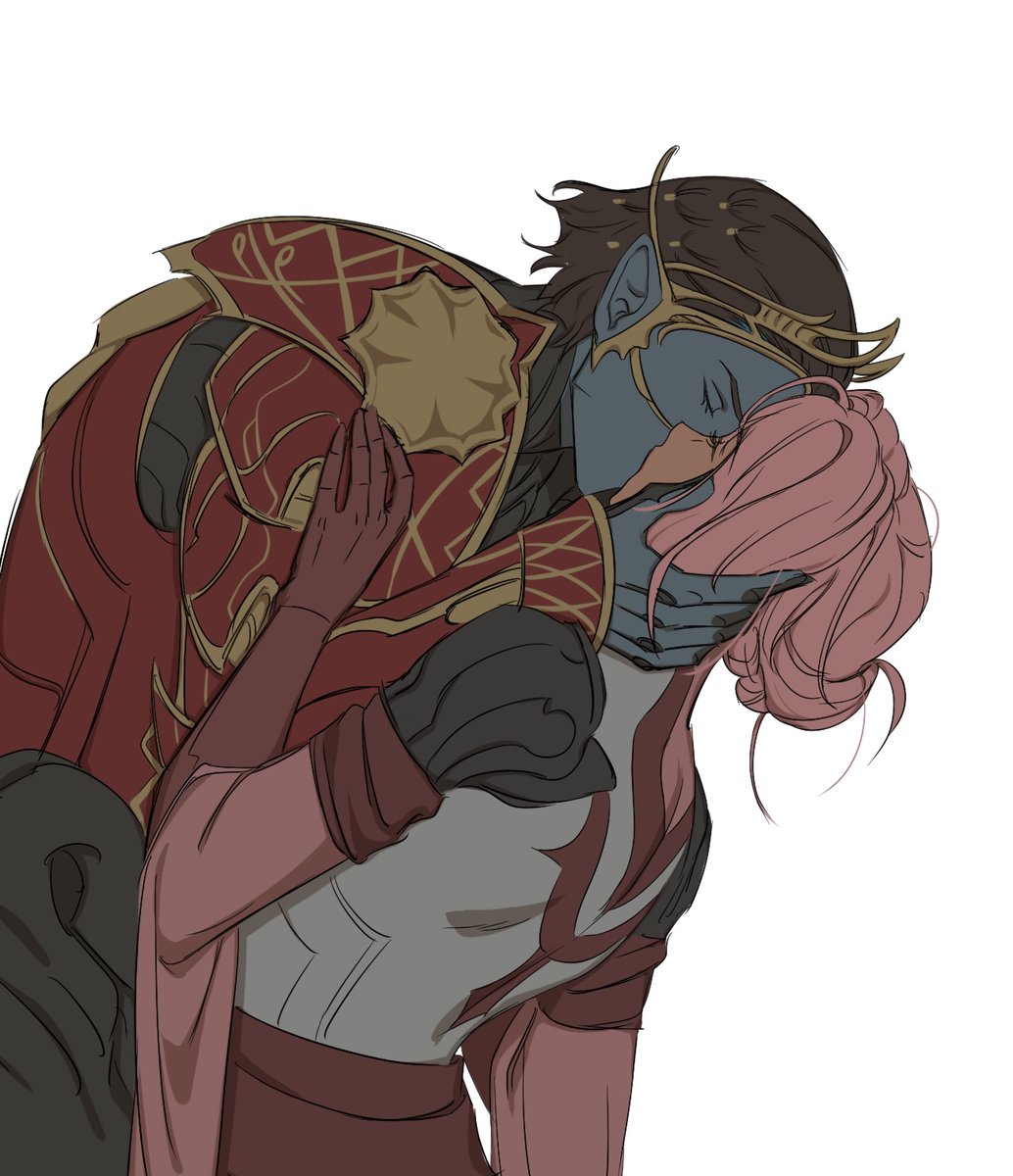 nocteanimam's tweet photo. A kiss https://t.co/YDLTMTEnFx