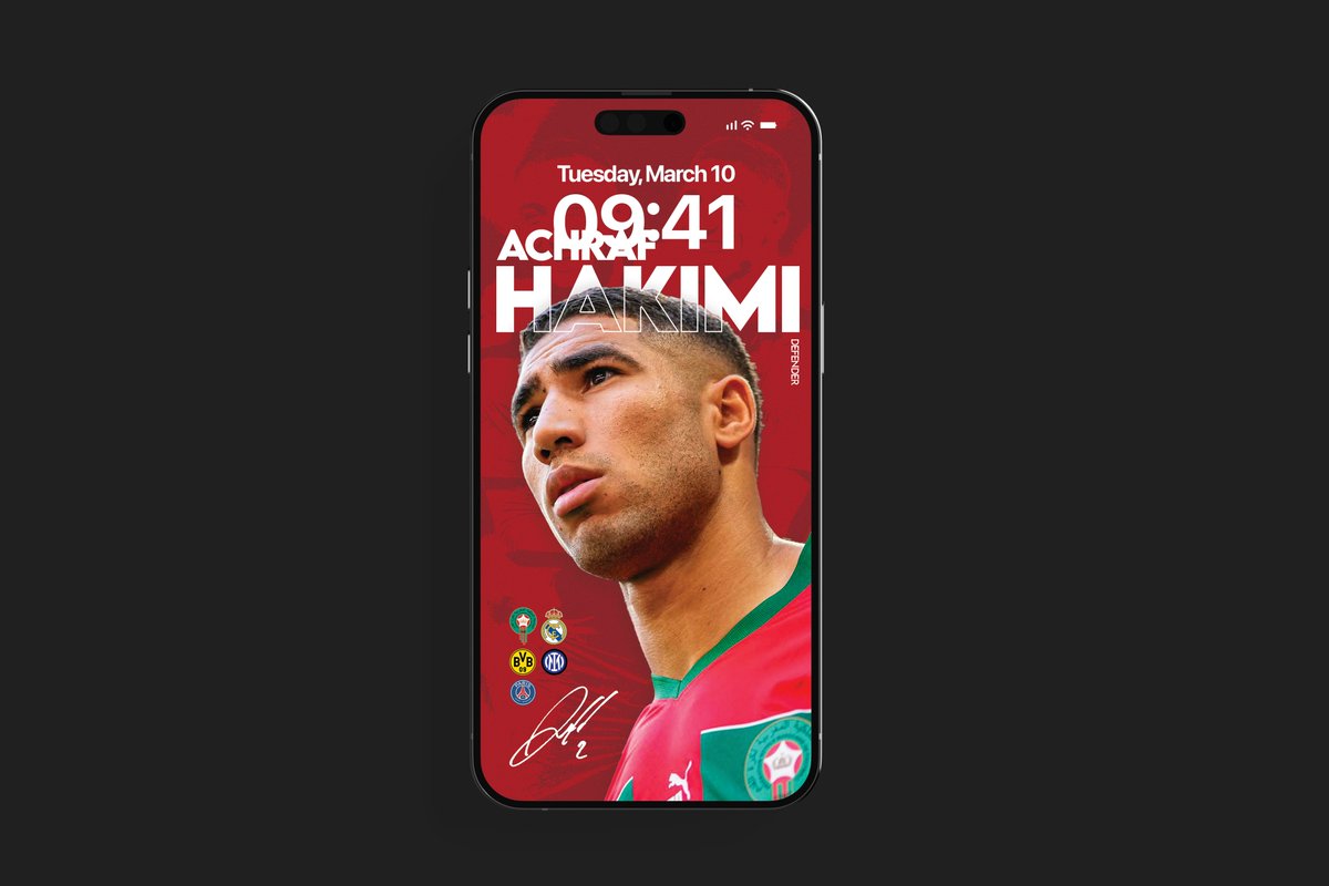 futbolcanvas's tweet photo. Achraf Hakimi Iphone Wallpaper 4K 📲
#hakimi #psg #morocco #realmadrid #dortmund #inter #wallpaper #iphonewallpaper https://t.co/MkR6BIwxXC
