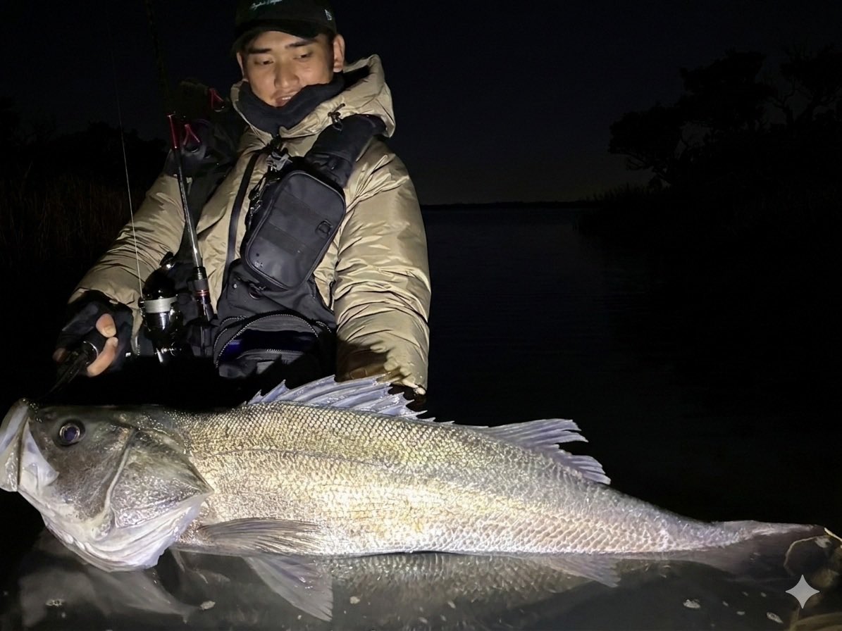 ih_0521_wco's tweet photo. 前回引き続き90UP🐟
自己記録に及ぶ95cmの腹パンシーバスをとることが出来ました👍
ランディング&写真撮影をしてくれた友人に感謝しかないです🙇♂️
セルテートHD鱗付け完了🫡
#熊本シーバス
#天草シーバス
#有明鱸
#apia
#daiwa
#セルテートHD
#foojinz
#Lurefishing
#seabass https://t.co/t7ZsgtOW7J