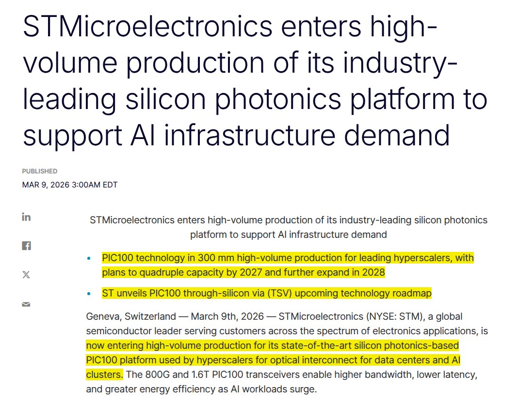 PIC100 production headline