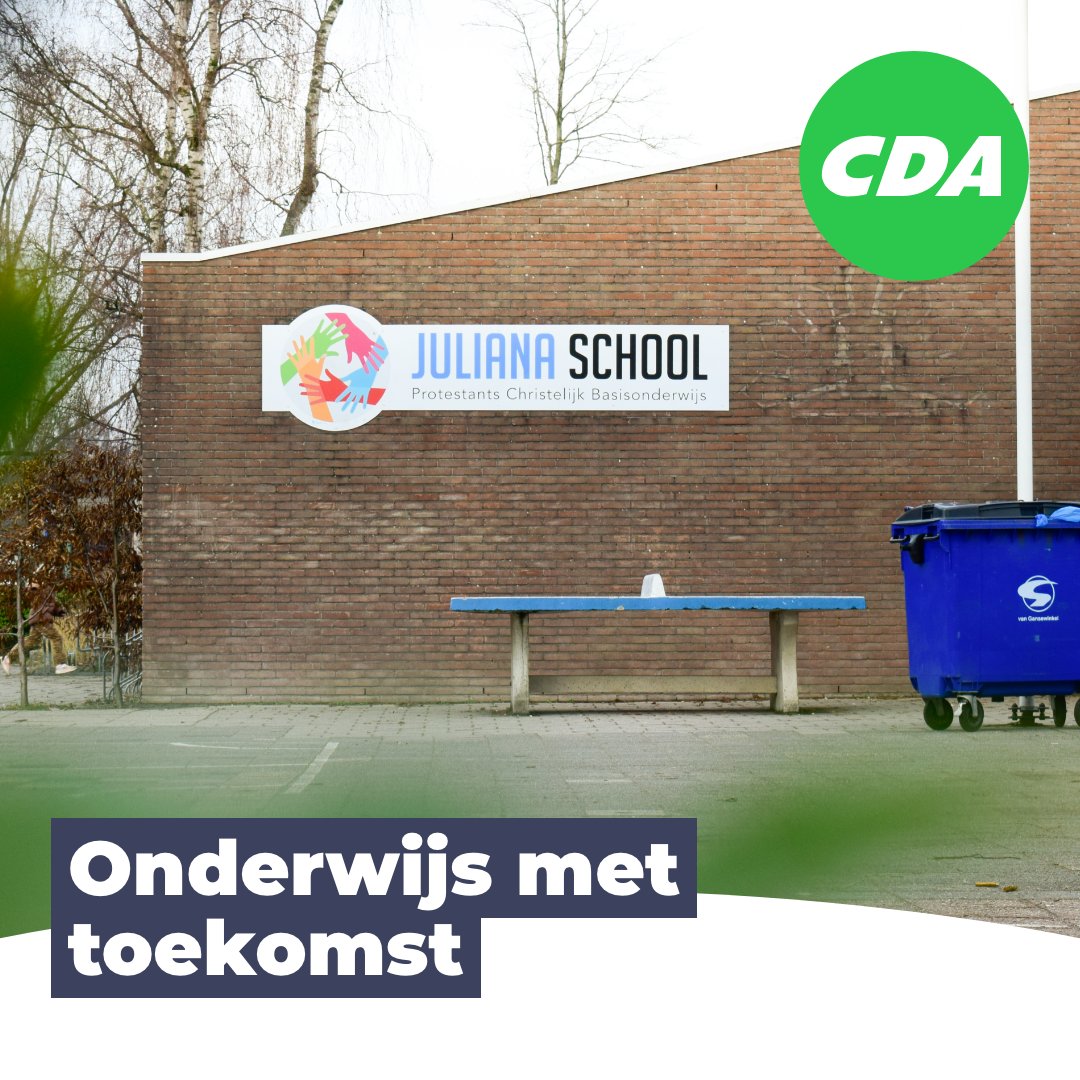 De afgelopen vier jaar heeft CDA Albrandswaard zich ingezet voor het onderwijs. En met succes, want het besluit rond de Julianaschool en Don Boscoschool is een goede stap naar toekomstbestendig onderwijs.

Ook de komende jaren zet CDA zich in voor het onderwijs van de toekomst.