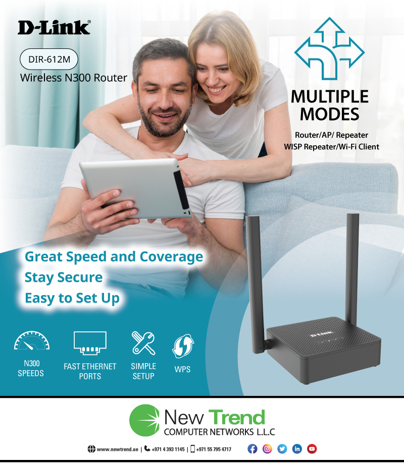 newtrendCN's tweet image. SM_DIR-612MDIR-612M

Wireless N 300 Router

Visit:newtrend.ae/brand/d-link/
Live chat: +971 507542792

#DLink #DIR612M #WirelessRouter #WiFi #Networking #Internet #HomeNetwork #Tech #SmartHome #Broadband #Connectivity #FastInternet #RouterSetup #WirelessN #NetworkSolutions