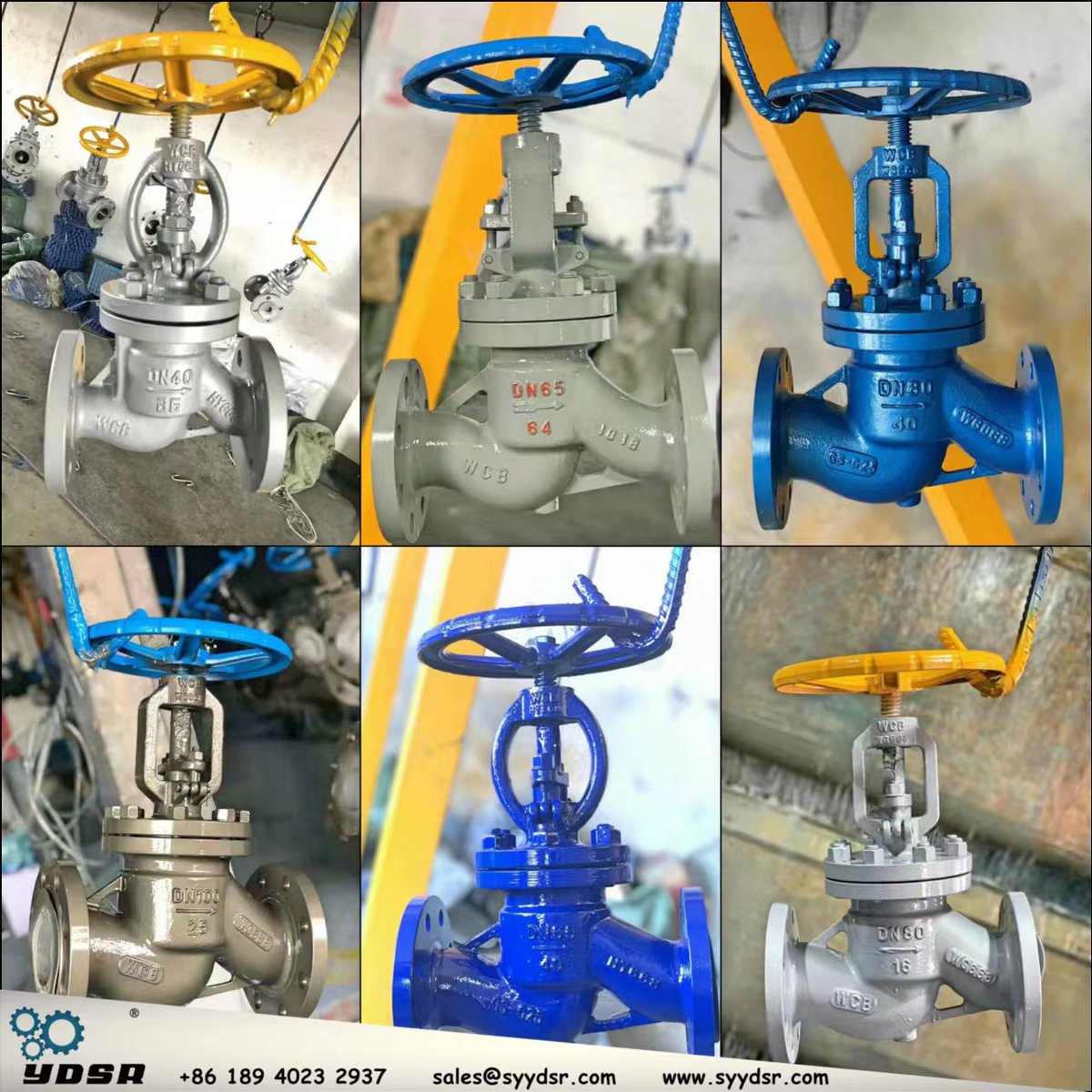 YDSRMFG's tweet photo. Globe Valves. DIN/ASME/JIS.
Cell/WhatsApp: +86 189 4023 2937
Email: sales@syydsr.com
#plugvalve #ballvalve #butterflyvalve #gatevalve #valve #checkvalve #globevalves #safetyvalve #marinevalve https://t.co/vF4OAMWRYa