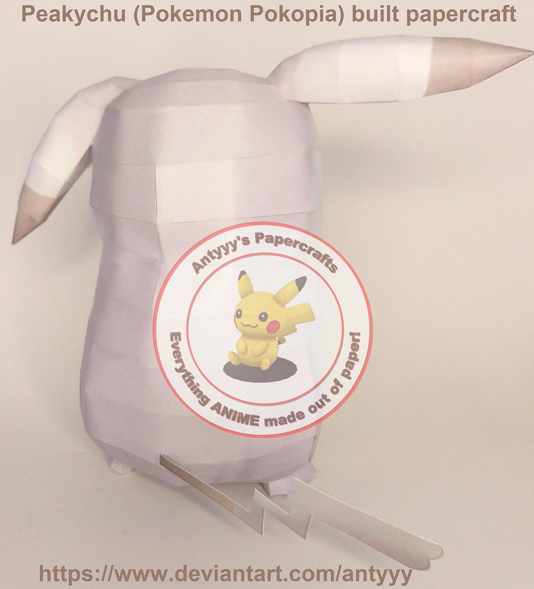 Antyyy13's tweet photo. Peakychu (Pokopia) built papercraft https://t.co/WaO5DhOmHD
#papercraft #pikachu #pokemon #ピカチュウ #比卡超 #antyyy #antyyyspapercrafts #ペーパークラフト #pokopia #peakychu #うすチュウ #schlappchu #palidachu #pallichu #창백카츄 #淺淺丘 #pokopiapapercraft #pokopiapikachu #피카츄 https://t.co/8tBp0vqFYm