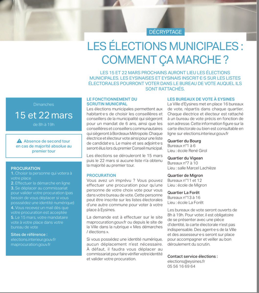 njimenez33's tweet photo. 🗳 Municipales 2026 – Eysines
Je ne me représente pas.
Je ne soutiens aucune liste.
Un choix. Dans cette campagne : peu d’autocritique, beaucoup de bruit, et un inconnu. Je ne cautionne ni l’excès, ni le vide, ni l’inconnu.
🗳 Allez voter. Votre voix compte. https://t.co/4KuFgMgP1t