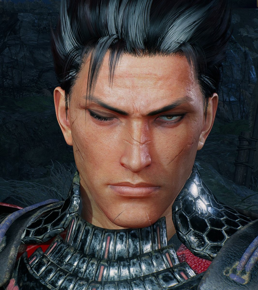 GAd8788's tweet photo. 【仁王3】『ガッツ（ベルセルク ）』のキャラクリ、キャラメイク レシピ公開【NIOH3】 https://t.co/QA95dGZy3r @YouTubeより 
#仁王3 #仁王3キャラクリ #Nioh3 https://t.co/koPZ5DIect