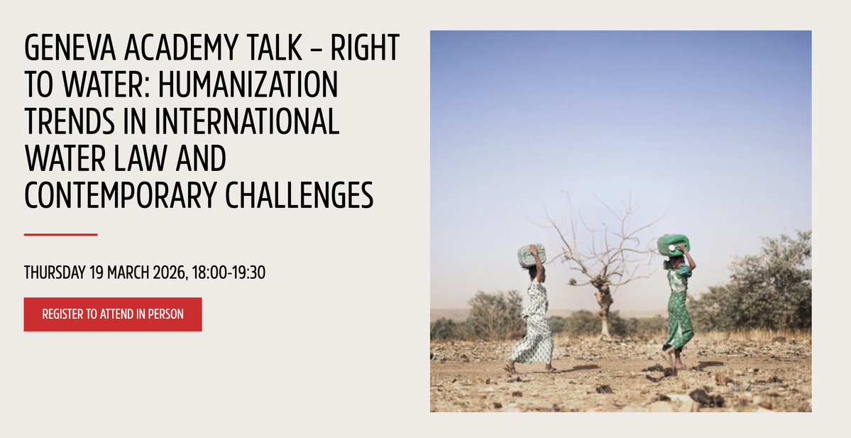 Geneva Water Hub tweet media