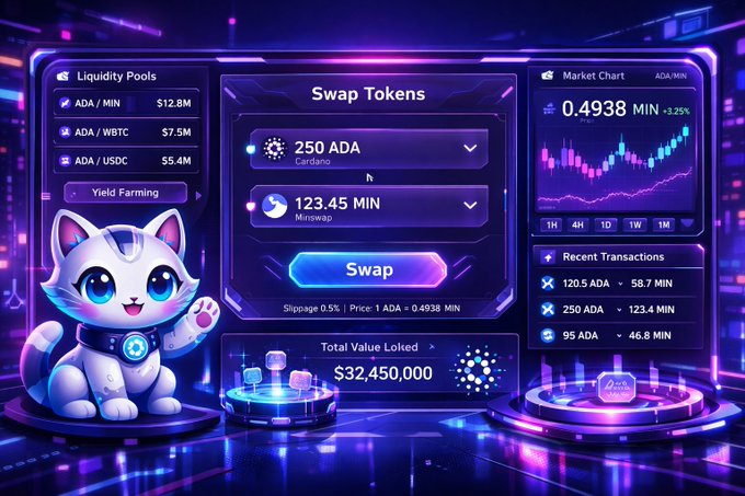 Zareku0007's tweet photo. I use @MinswapDEX the leading DEX on Cardano!
Minswap is where I swap tokens, provide liquidity, and farm yield smoothly with super low fees. No need to worry about high gas fees like on other chains. Cardano DeFi is booming!
#Cardano #DeFi #Minswap https://t.co/9UGau7mmmb