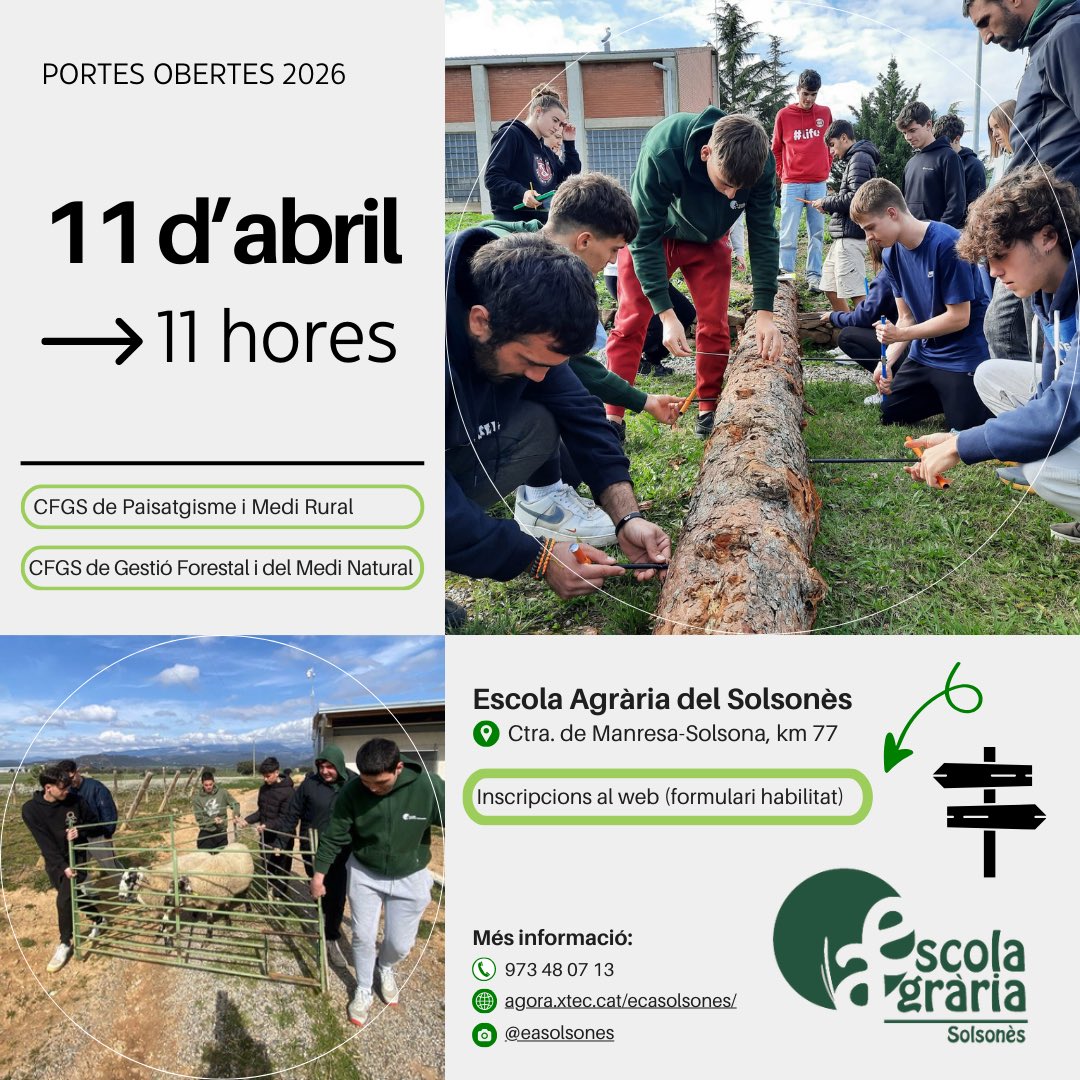 Escola Agrària del Solsonès tweet media