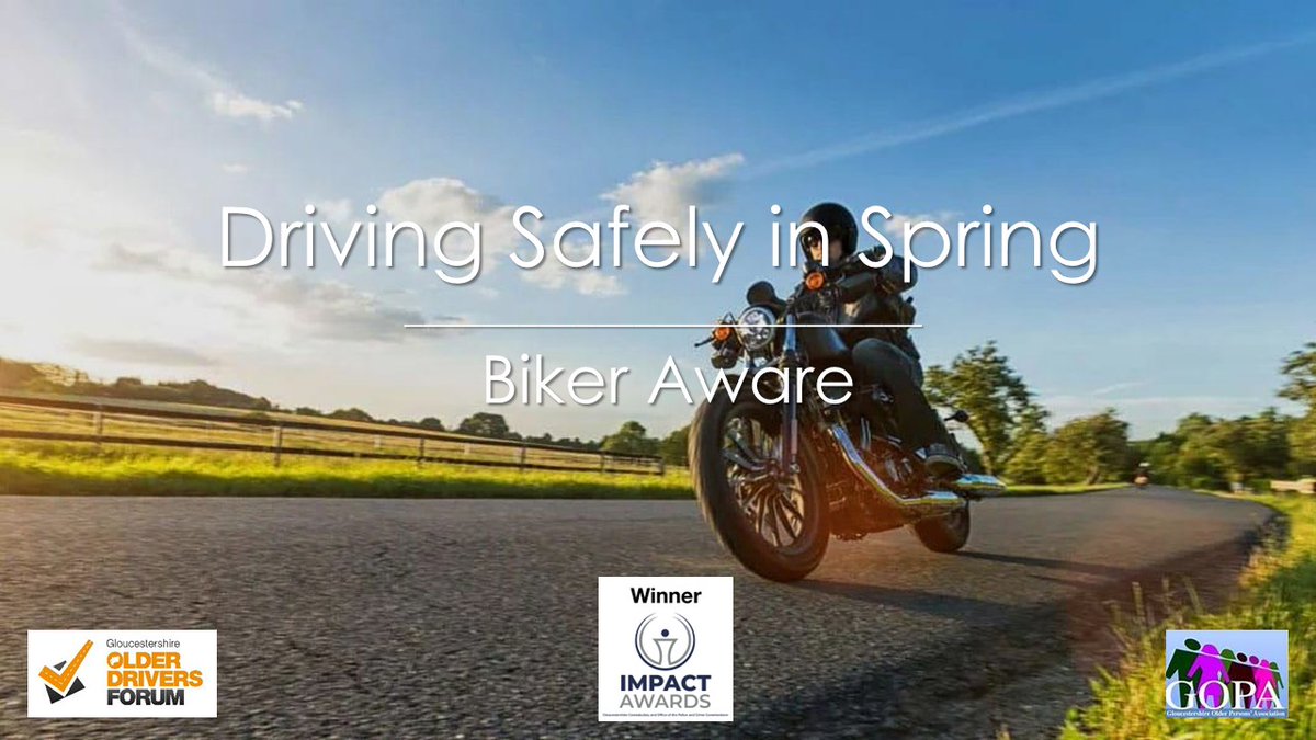odfglos's tweet photo. 🏍️ 28.03 When the clocks go forward on 29 March, more bikers return to Glos rural roads. Nearly 1 in 5 people killed or seriously injured on Glos roads are motorcyclists. Join our FREE webinar to learn how to be more alert to bikers presence and help keep them safe.  
📅 Sat 28 March | 🕙 10am
 👉 https://t.co/yiu3XjQvmt
@GlosLiveOnline @bbcpointswest @itvwestcountry @Glos_OPCC @Glos_Police @GlosRoads @GlosFIRE @GlosSkillZone