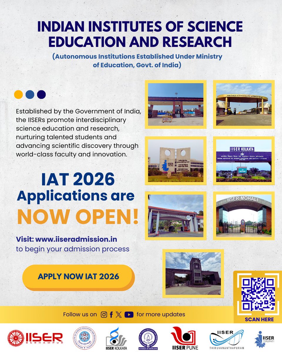 IISER Admissions tweet media