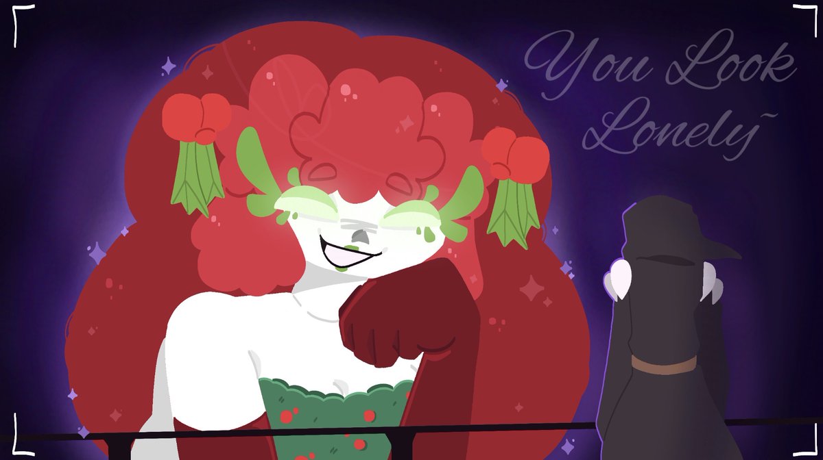 “You look lonely. I can fix that.” 
🎄🪦
I kind of forget that Jolly has a big goddess-spirit form bein’ the ‘Spirit of Christmas Joy and Cheer.’ I also wanted a new pfp / banner so here you go eat up 😋
#utmv #ocxcanon #MerryDeathmas